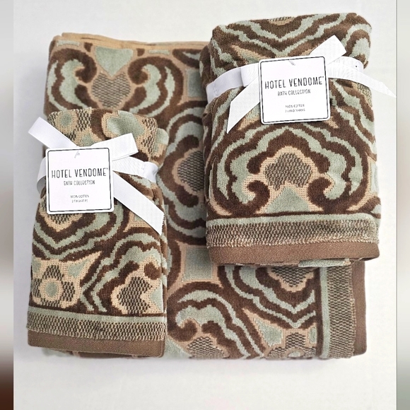 Hotel Vendome Bath 6pc Hotel Vendome Bath Collection Jacquard Bath